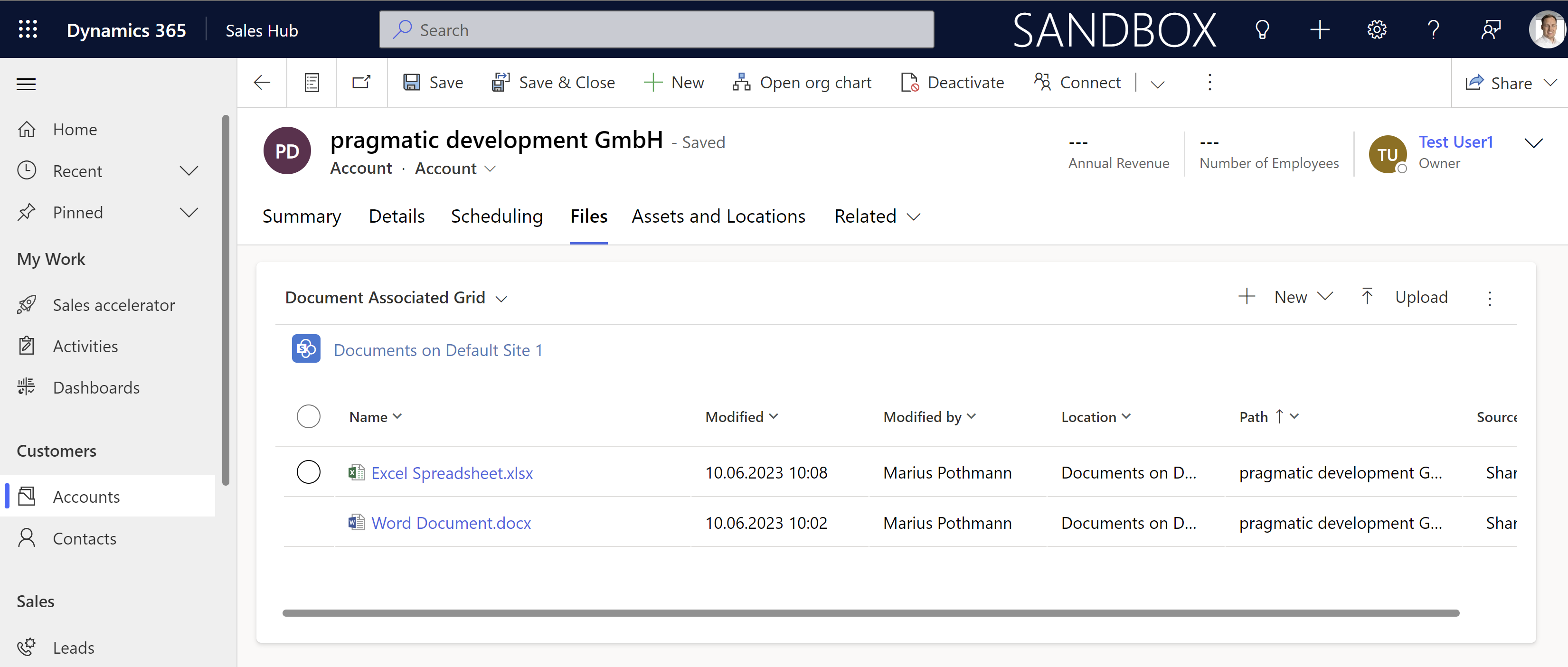 Show files stored in SharePoint in a model-driven app.